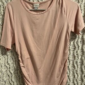 a new day Light Pink Short Sleeve Top